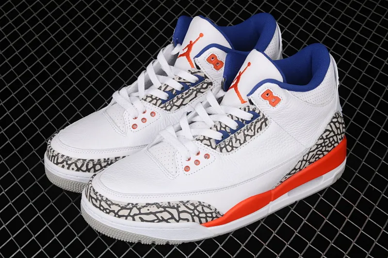 All categories Air Jordan Jordan series basketball shoes Air Jordan 3 Air Jordan 3 Retro "Knicks" AJ3 Joe 3 Knicks color 136064-148
